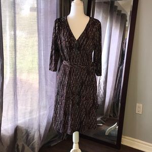 Faux Wrap Dress
